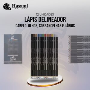 Eyeliner Pencil Hair, Eyes, Eyebrows and Lips 12 Units