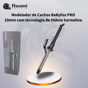 Modelador de Cachos BaByliss PRO 19mm – Tecnologia Titânio Turmalina (CURL Ø19)