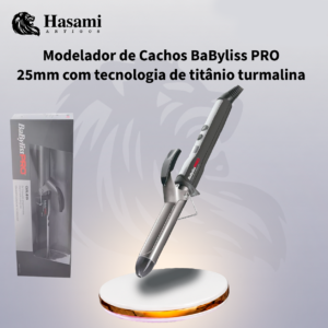 Modelador de Cachos BaByliss PRO 25mm – Tecnologia Titânio Turmalina (CURL Ø25)